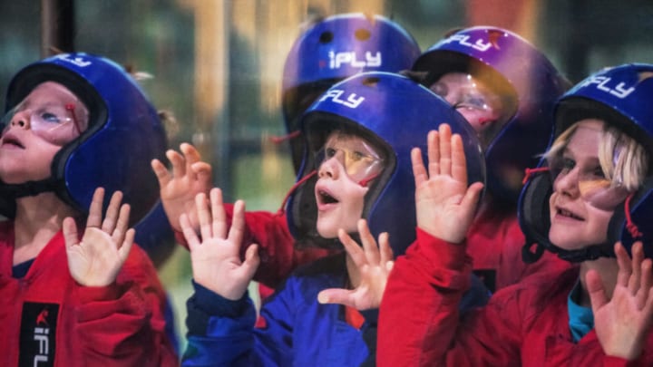 Group of kids at iFLY